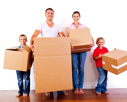 Example storage job in a residential neighborhood