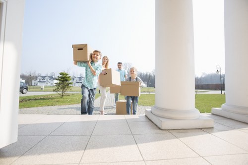 Local removals team planning a house move in Hatchend