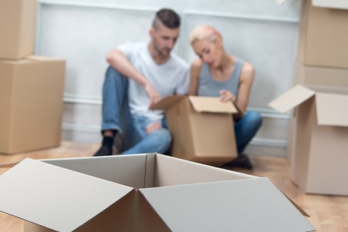 Short-term storage unit used for boxes and household items