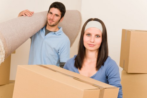 Household items packed for self storage in Hatchend